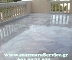 Γυαλισμα μαρμαρων