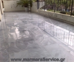 Γυαλισμα μαρμαρων