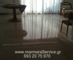 Γυαλισμα μαρμαρων